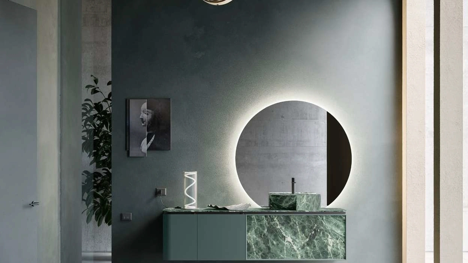 Mobile da Bagno sospeso Des Evolution 05 di Cerasa