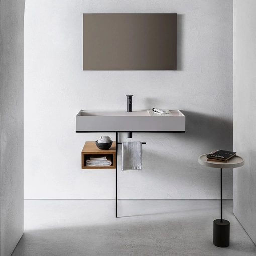 Mobile da Bagno Element 104 con vano a giorno in Rovere di Pirovano Bagni