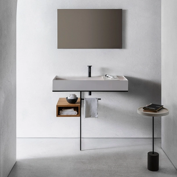 Mobile da Bagno Element 104 con vano a giorno in Rovere di Pirovano Bagni