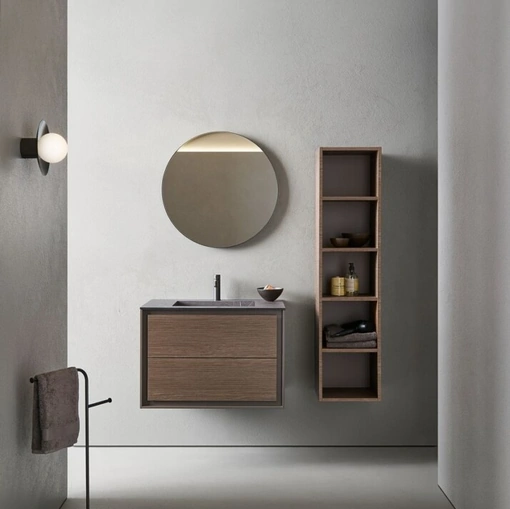 Mobile da Bagno Frame 104 in Noce PX di Pirovano Bagni