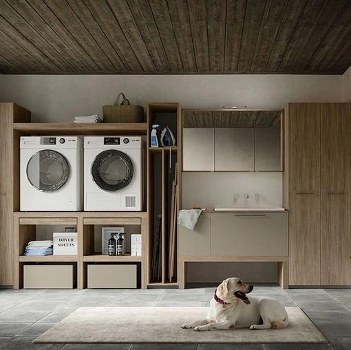 Mobile da Bagno Lavanderia 04 di Cerasa