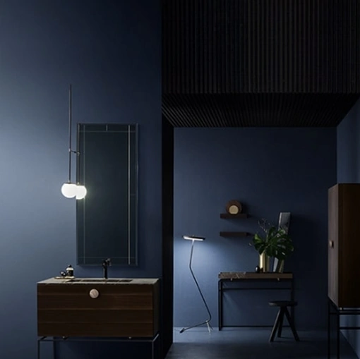 Mobile da Bagno a terra Maori 04 in eucalipto di Cerasa