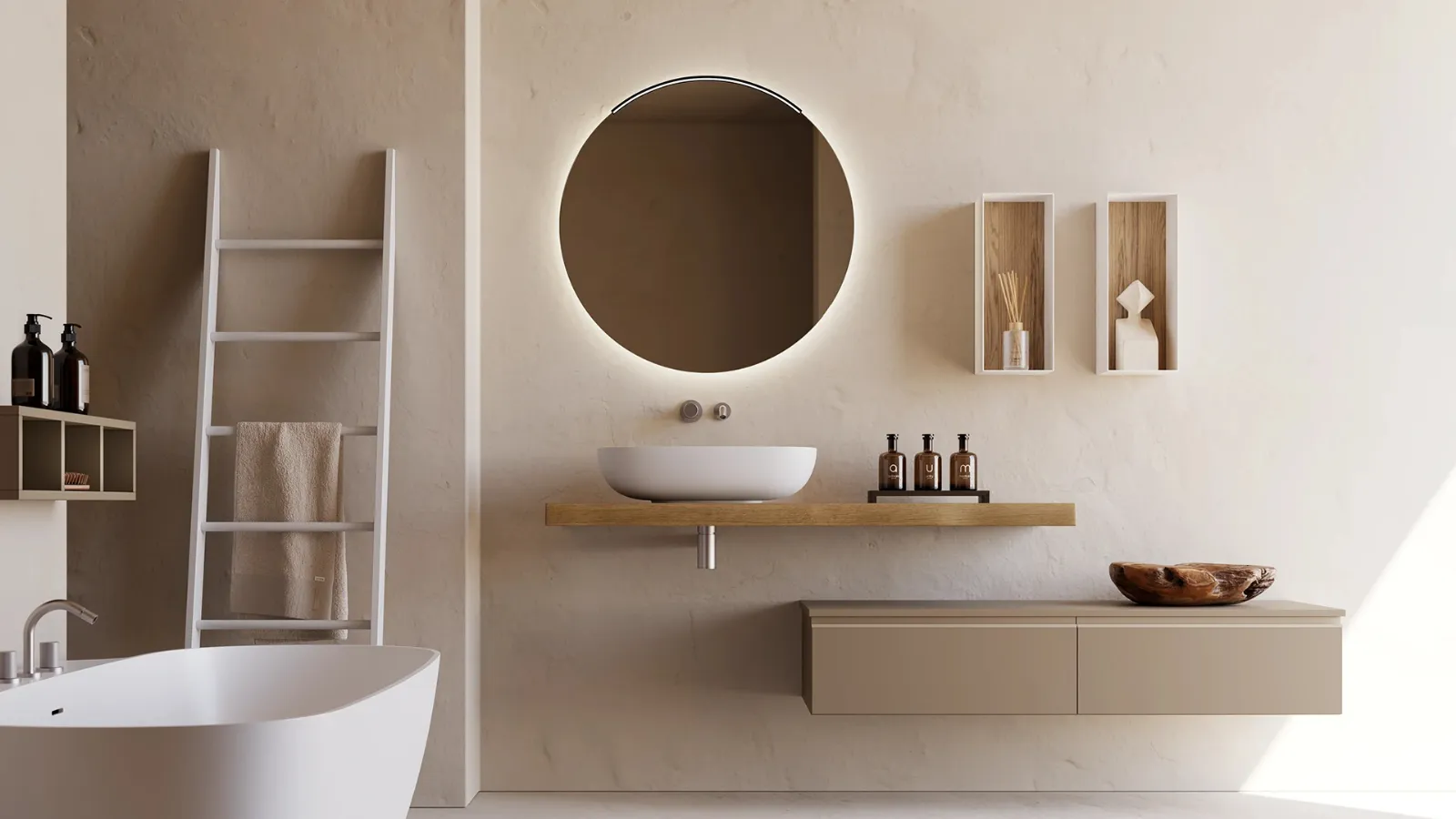 Mobile da Bagno sospeso New Smart NS01 di Arteba