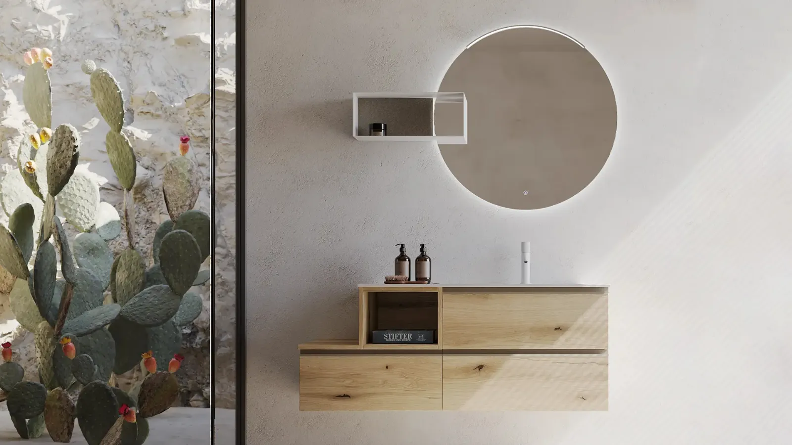 Mobile da Bagno sospeso New Smart NS03 di Arteba