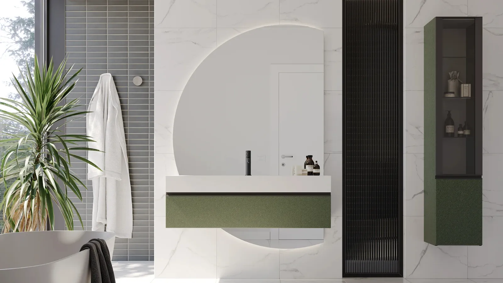 Mobile da Bagno sospeso New Smart NS07 di Arteba