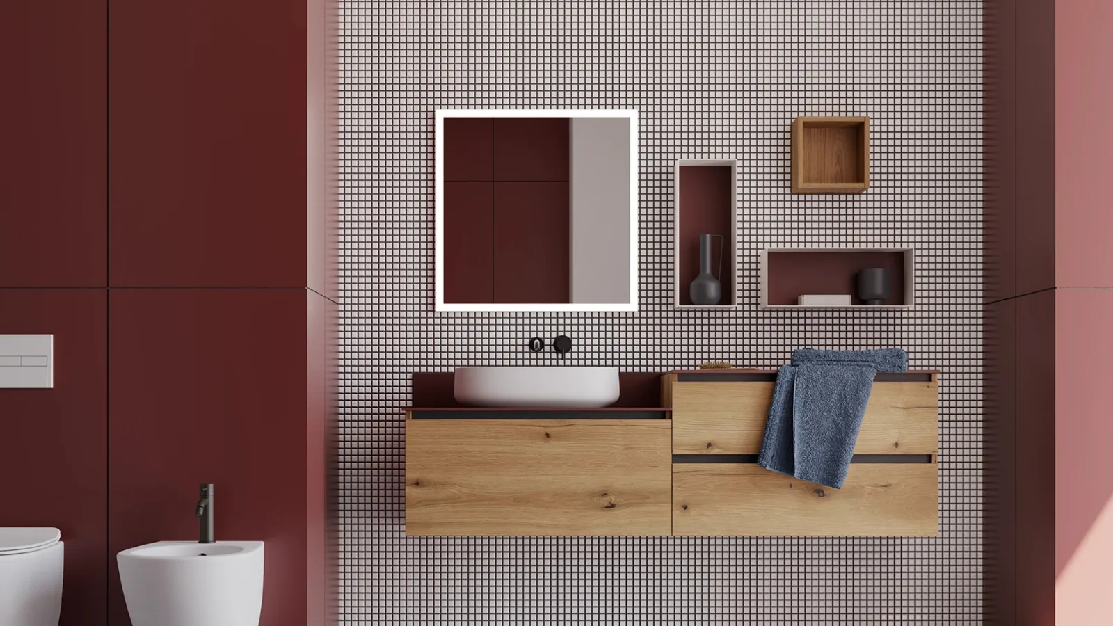 Mobile da Bagno sospeso New Smart NS12 di Arteba