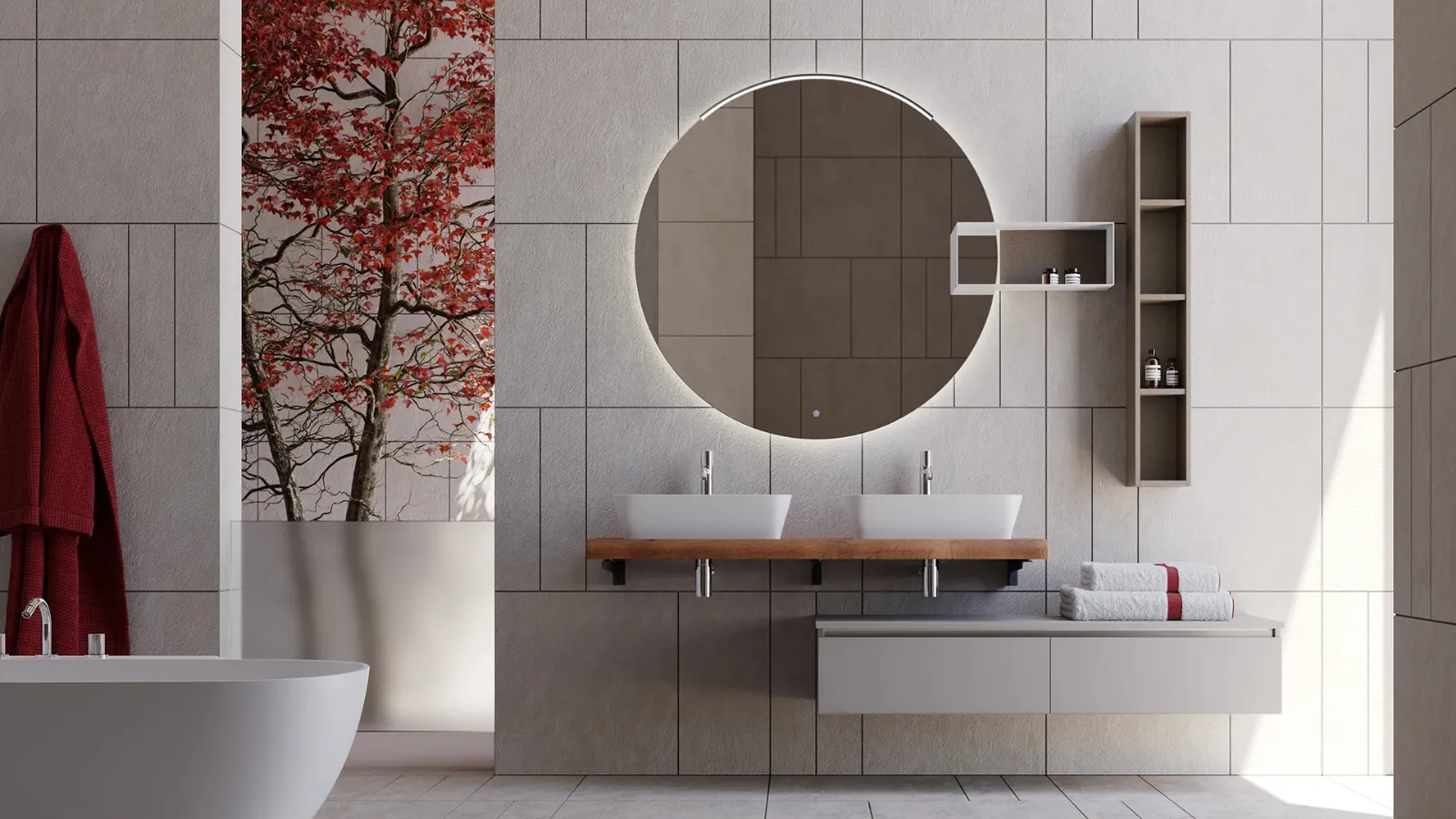 Mobile da Bagno sospeso New Smart NS13 di Arteba