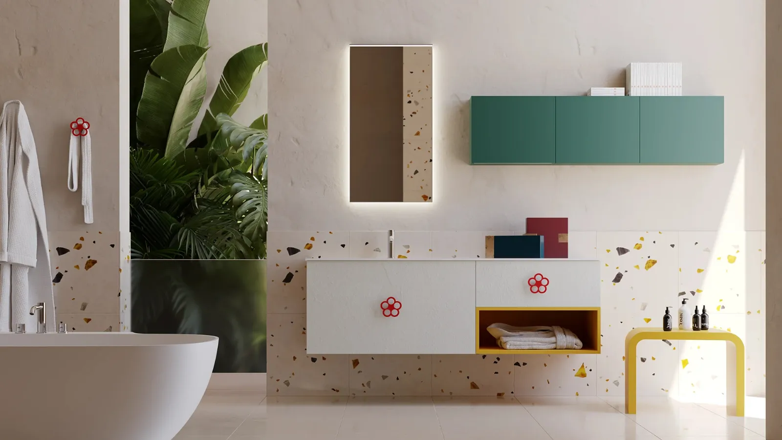 Mobile da Bagno sospeso New Smart NS16 di Arteba