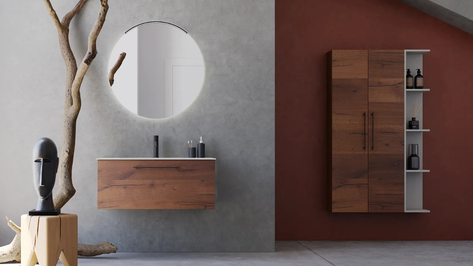 Mobile da Bagno sospeso New Smart NS17 di Arteba