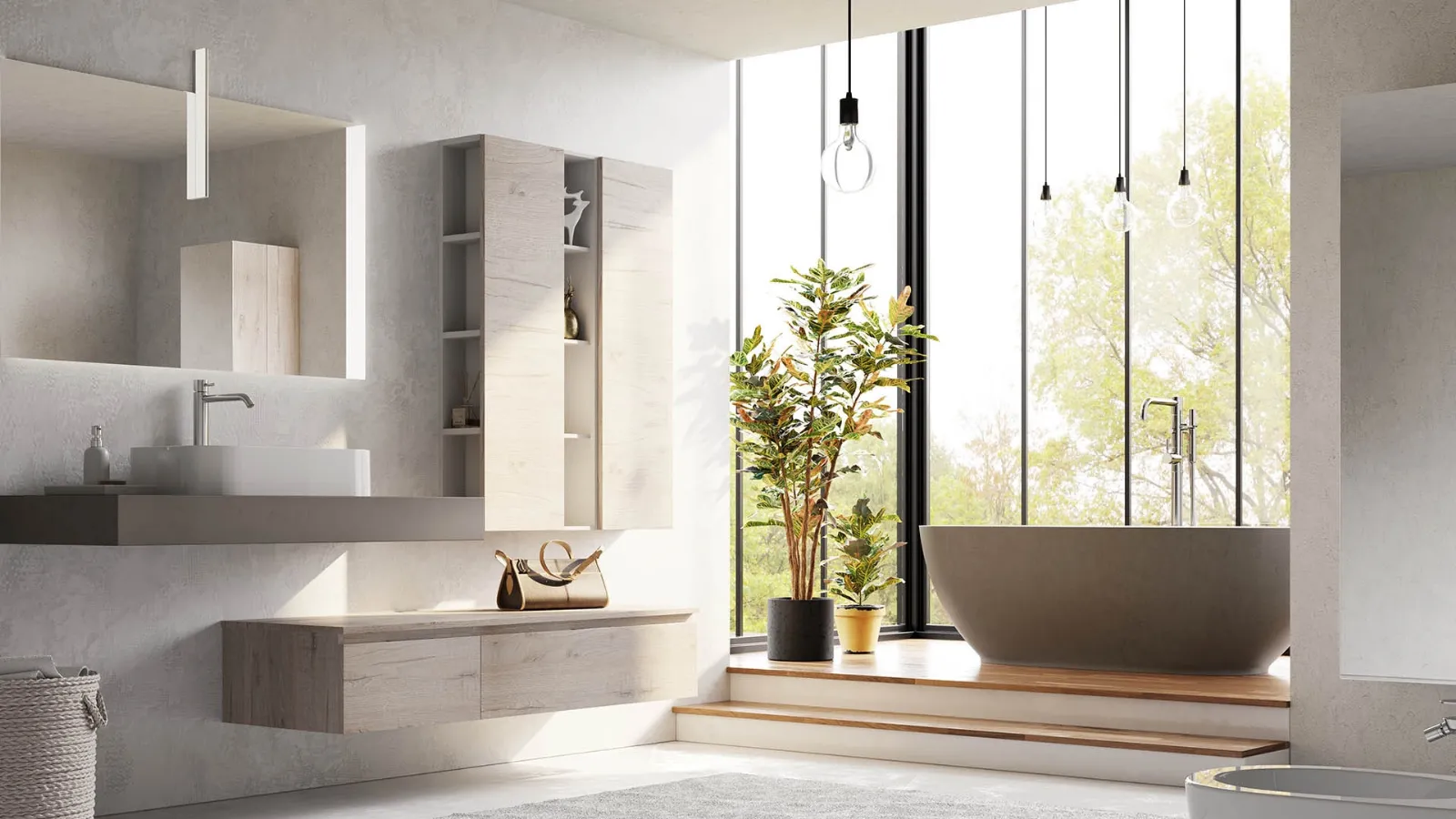 Mobile da Bagno sospeso New Smart NS22 di Arteba