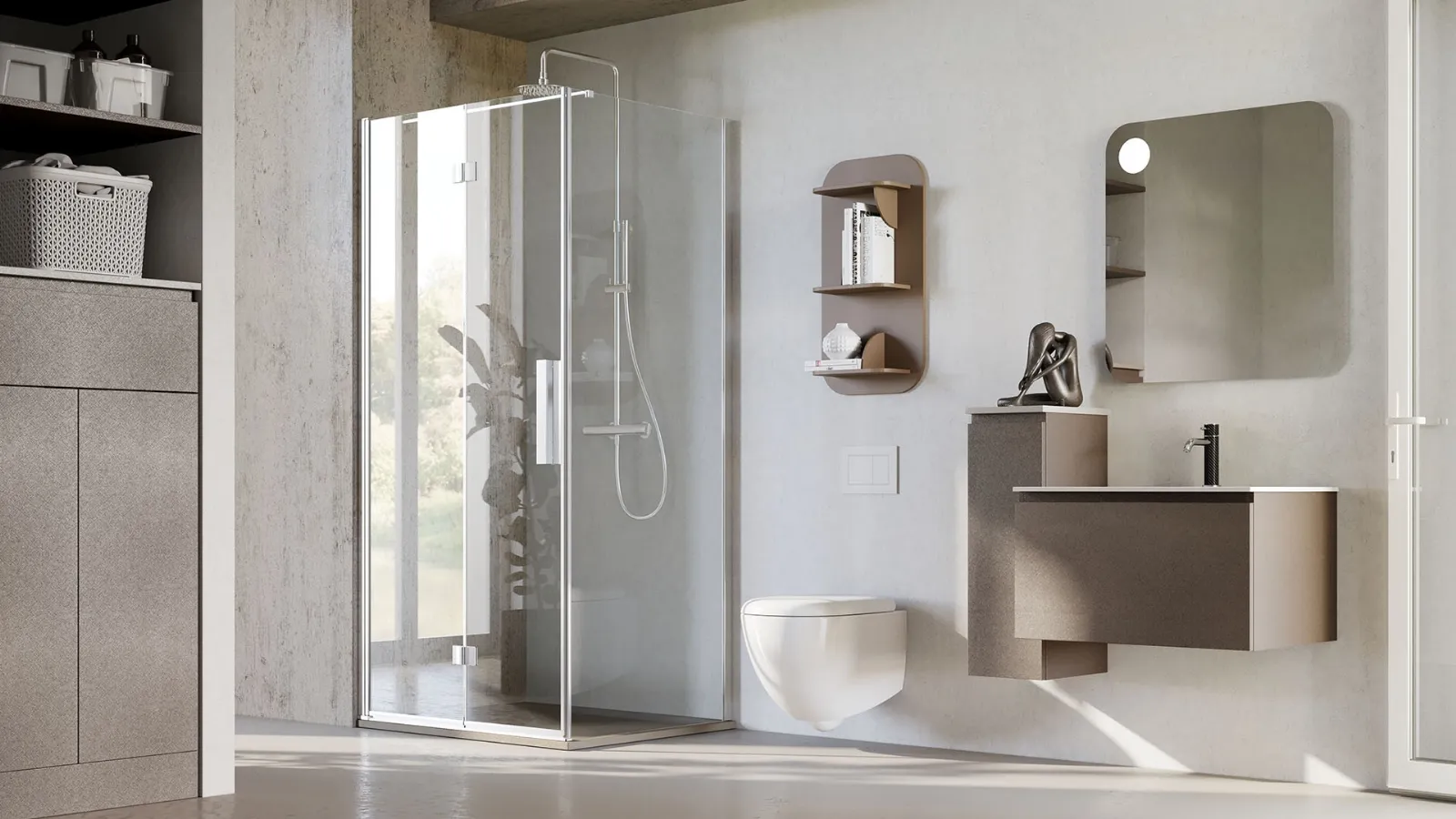 Mobile da Bagno sospeso New Smart NS23 di Arteba