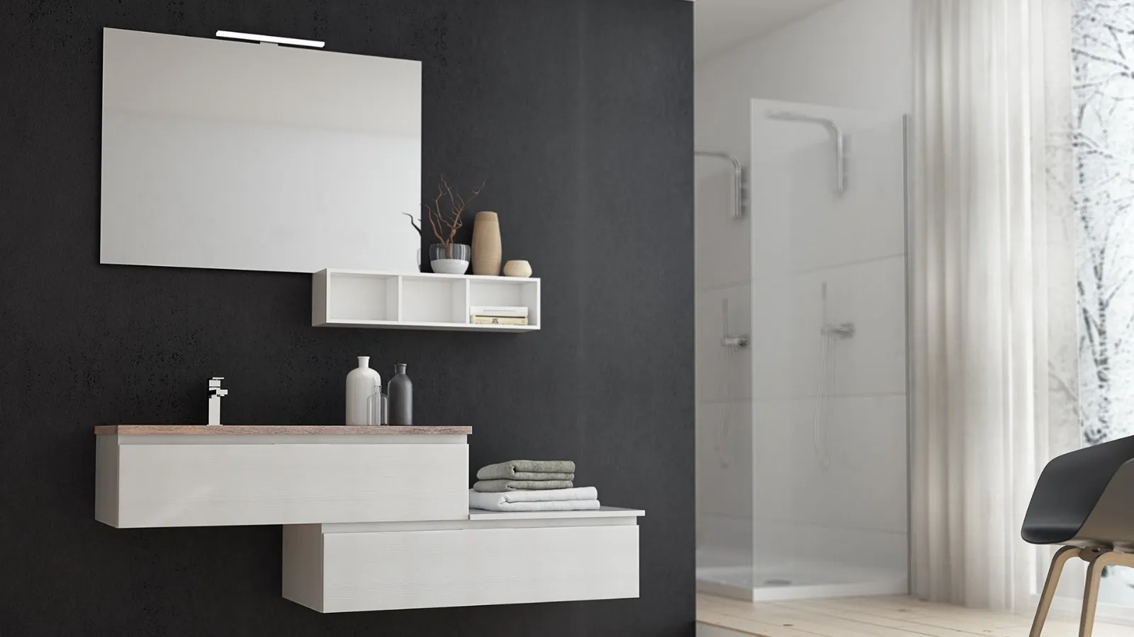 Mobile da Bagno sospeso New Smart NS31 di Arteba