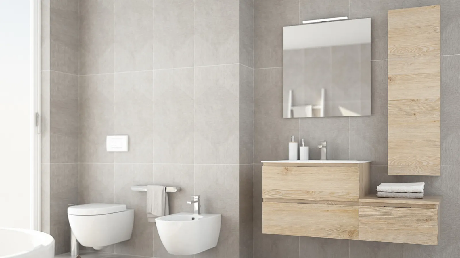 Mobile da Bagno sospeso New Smart NS32 di Arteba