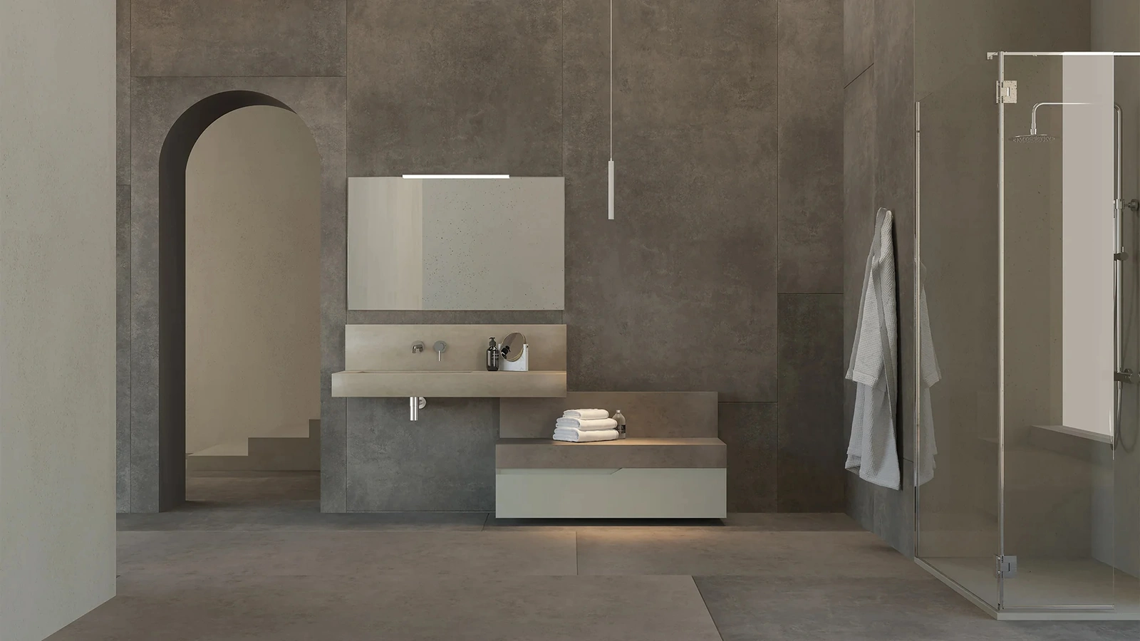 Mobile da Bagno sospeso Rustech RT20 di Arteba