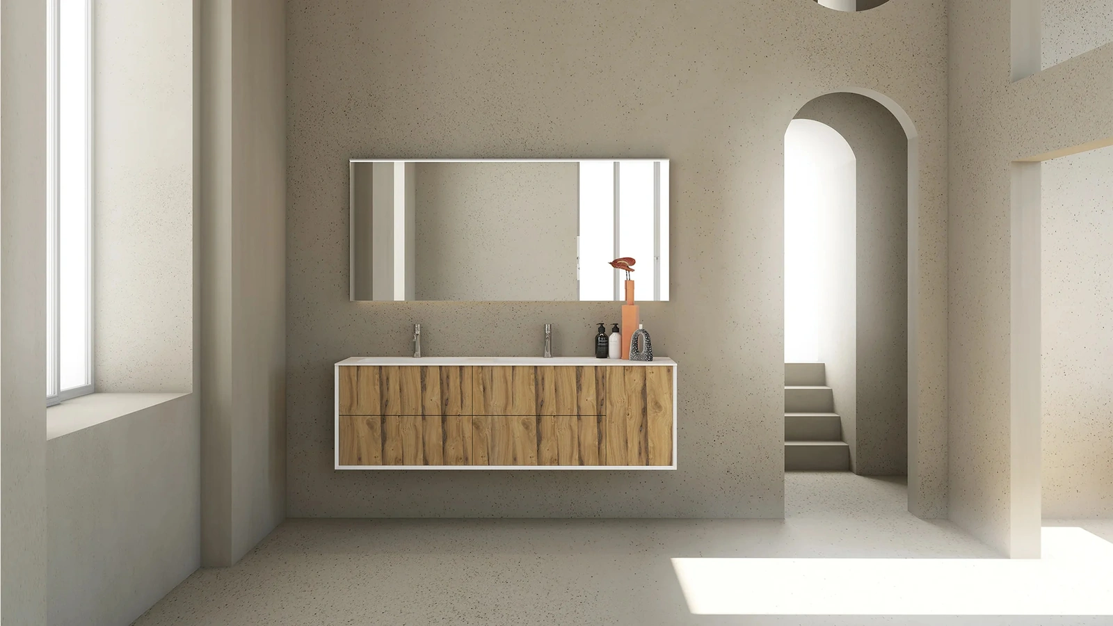 Mobile da bagno sospeso SuperNatural SN07 di Arteba