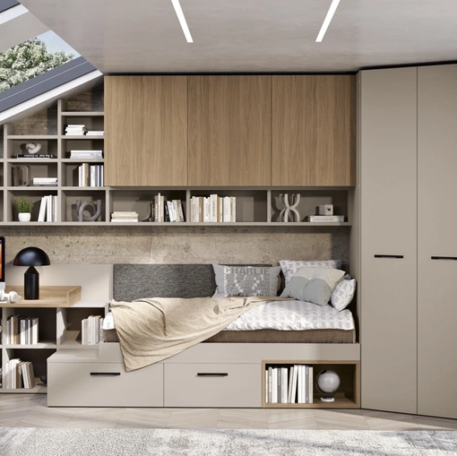 Cameretta 117 su misura di Ferrimobili