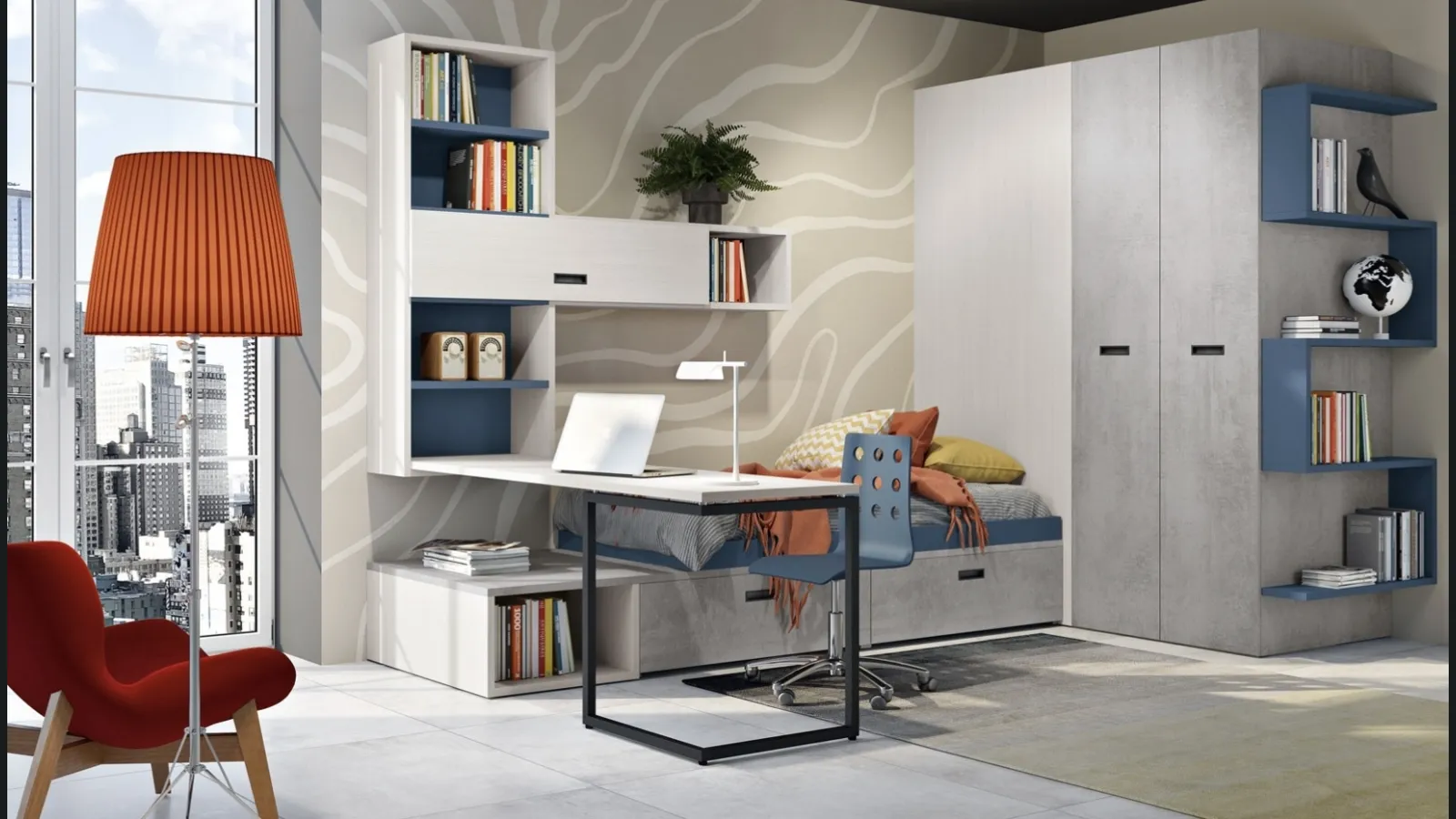 Cameretta componibile 151 di Ferrimobili