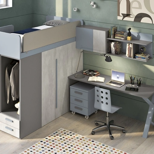 Cameretta 140 a soppalco di Ferrimobili