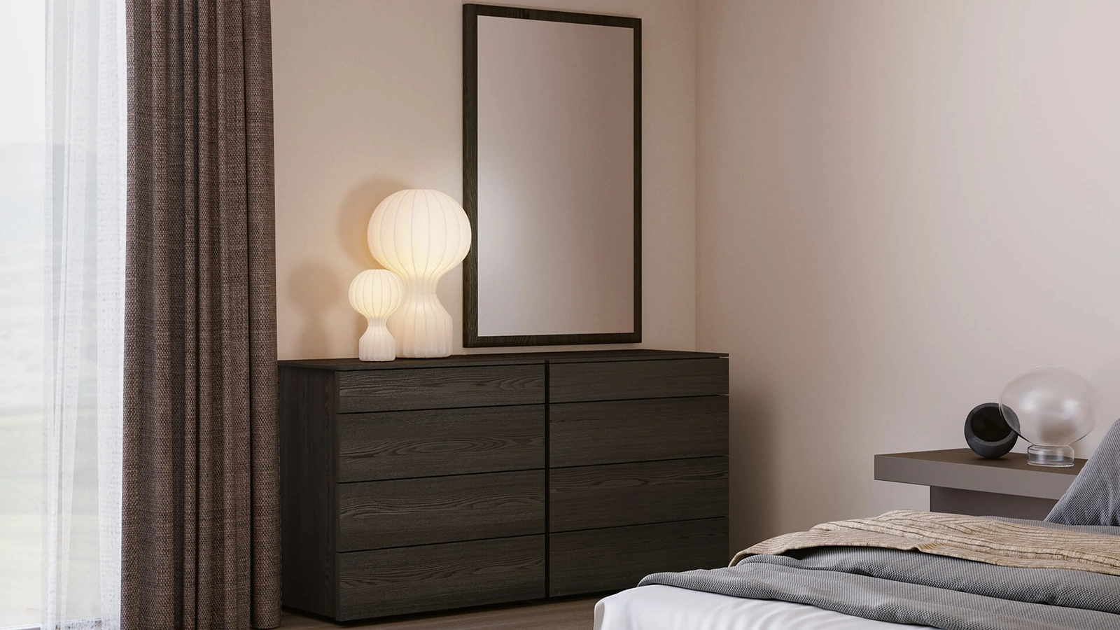 Comò in legno Wide di Fratelli Elli