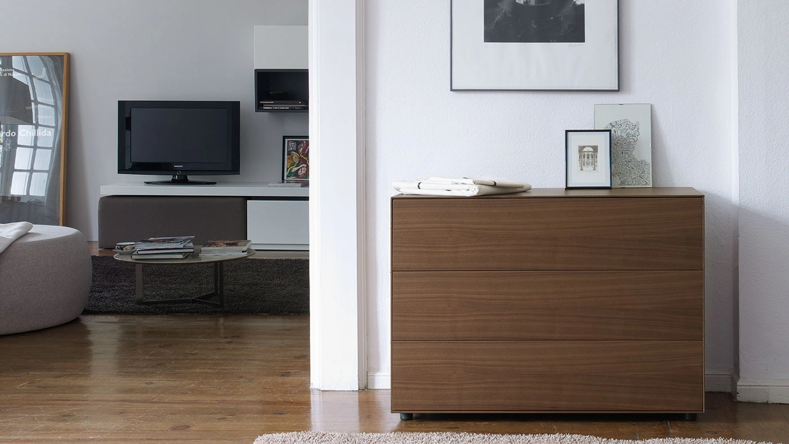 Comò Lauki 3 cassetti di Treku