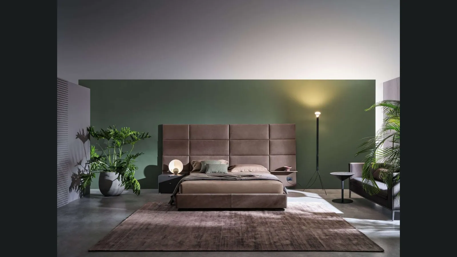 Letto matrimoniale Boiserie Marlene di Twils