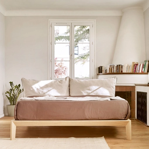 Letto Bora finitura Natural Oak di Treku