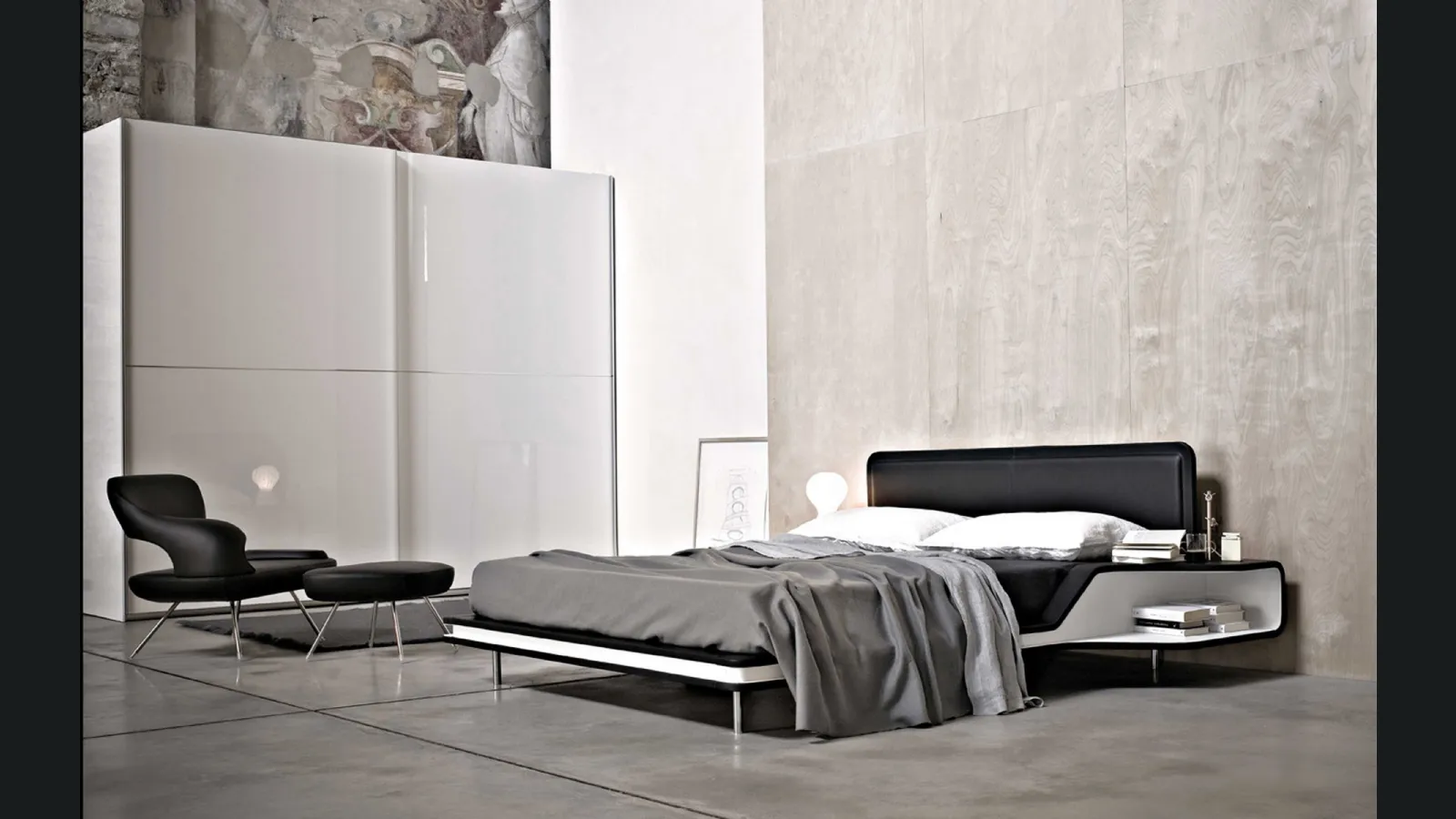 Letto con testiera Ayrton di Estel