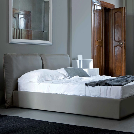 Letto imbottito Plume di Estel