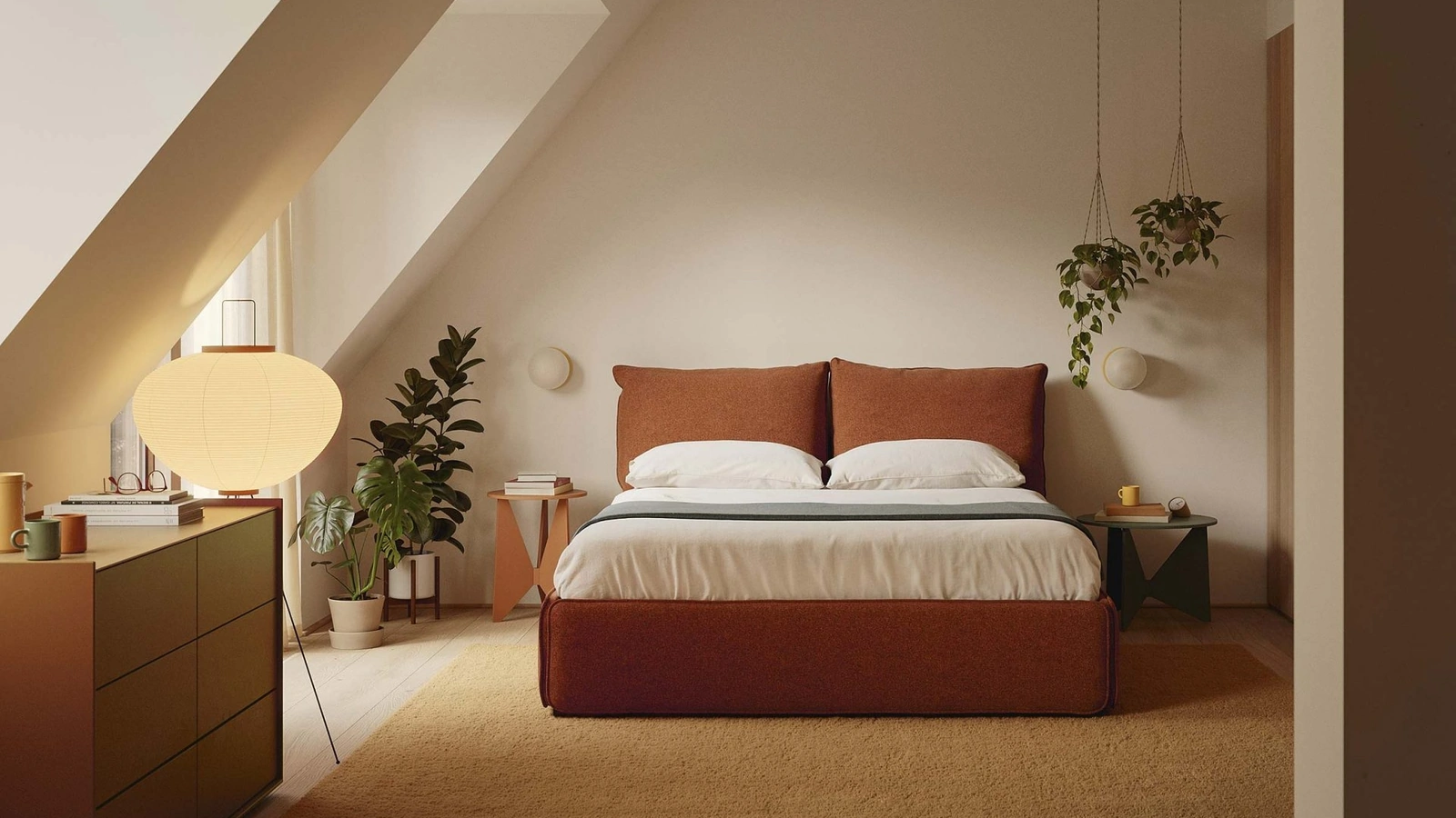 Letto con box contenitore Gala di Treku