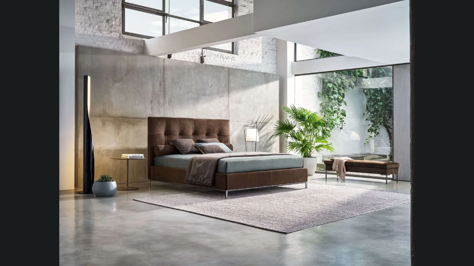 Letto in tessuto Max Capitonné Basso di Twils