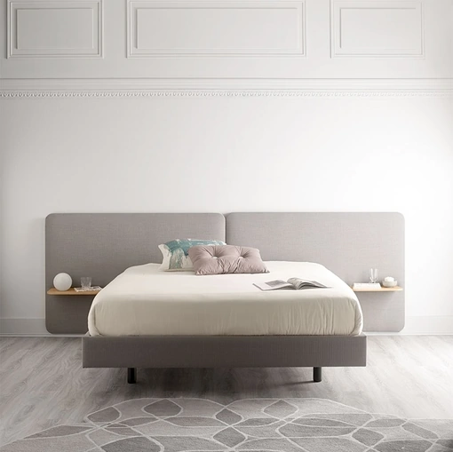 Letto con testiera Lota Bed Panel 2 di Treku