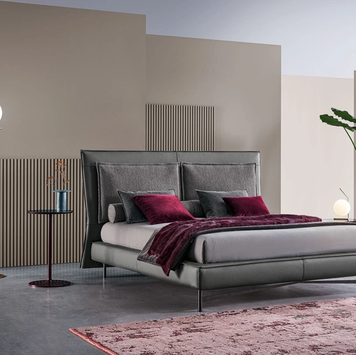 Letto con testiera SP2802 Basso di Twils