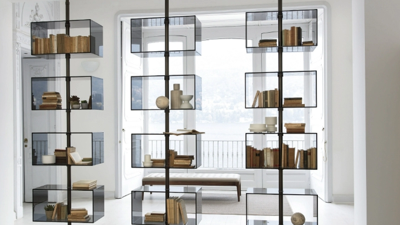 Libreria componibile Domino di Porada