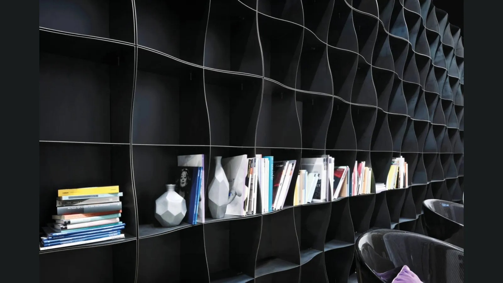 Libreria Iron - IC in metallo verniciato di Ronda Design