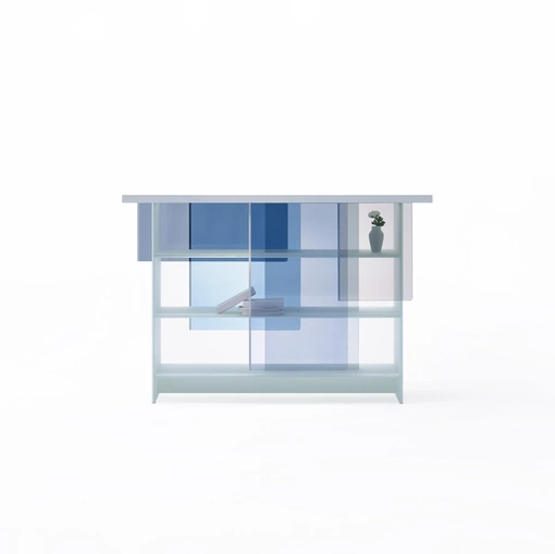 Libreria Layers di Glas Italia