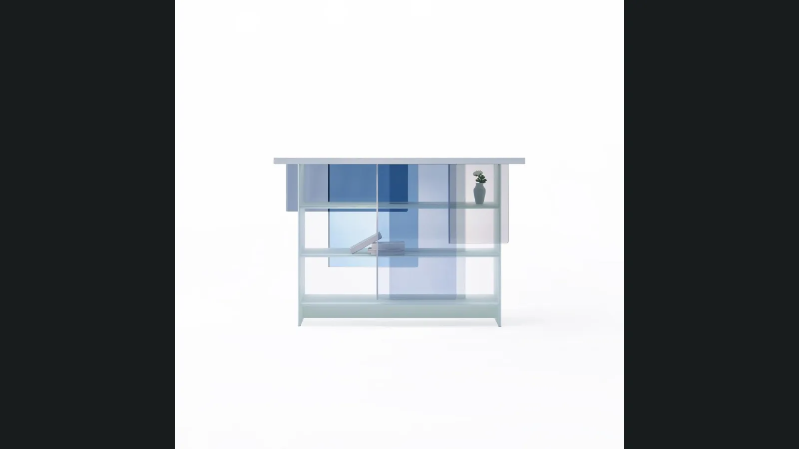 Libreria Layers di Glas Italia