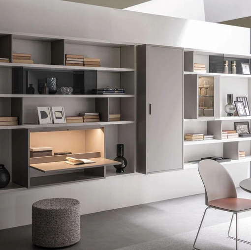 Libreria sospesa Pari & Dispari 12 di Presotto