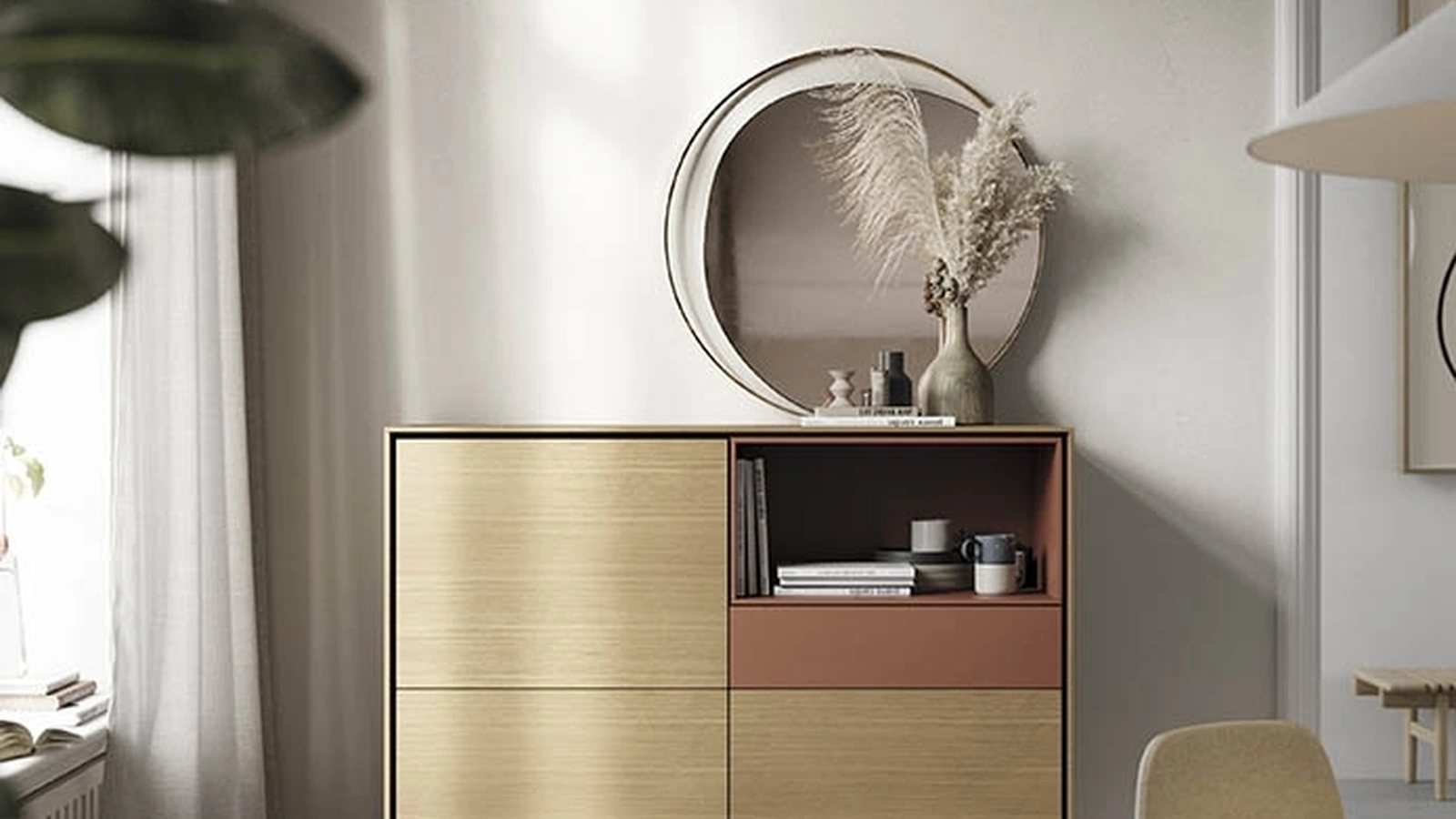 Madia Aura finitura Tobacco Oak e Indian di Treku