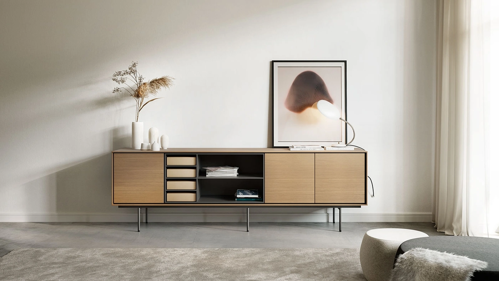 Madia Aura finitura Tobacco e Grafite di Treku