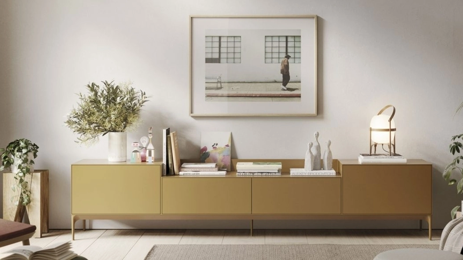 Madia Lauki in laccato Camel di Treku