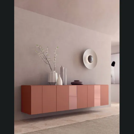 Madia sospesa I-ModulART in laccato di Presotto