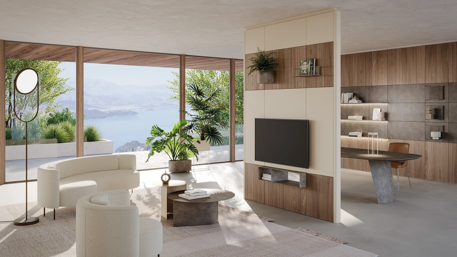 Parete Attrezzata Caddy Stand App in legno e metallo di Ronda Design