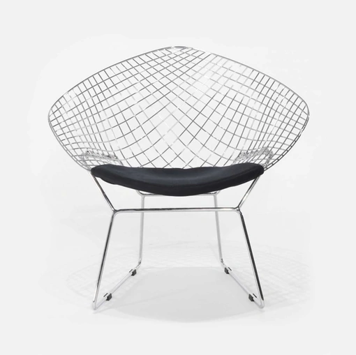 Poltroncina Asia in tondino di metallo di Sigerico