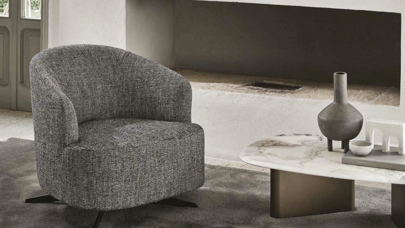 Poltroncina girevole Copine di Porada