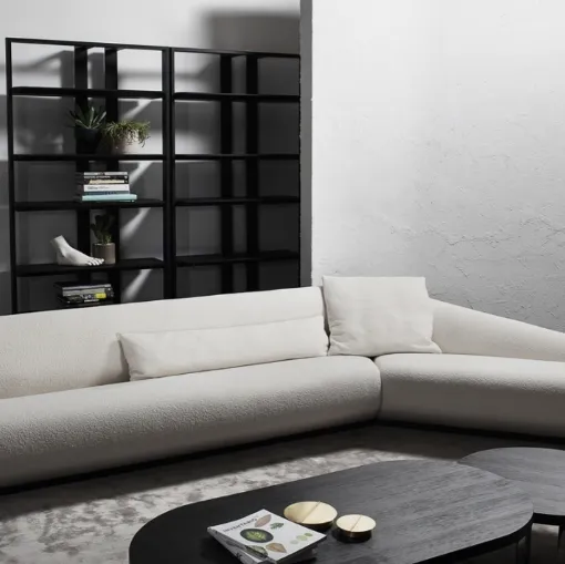 Divano angolare di design Bolid di Vibieffe