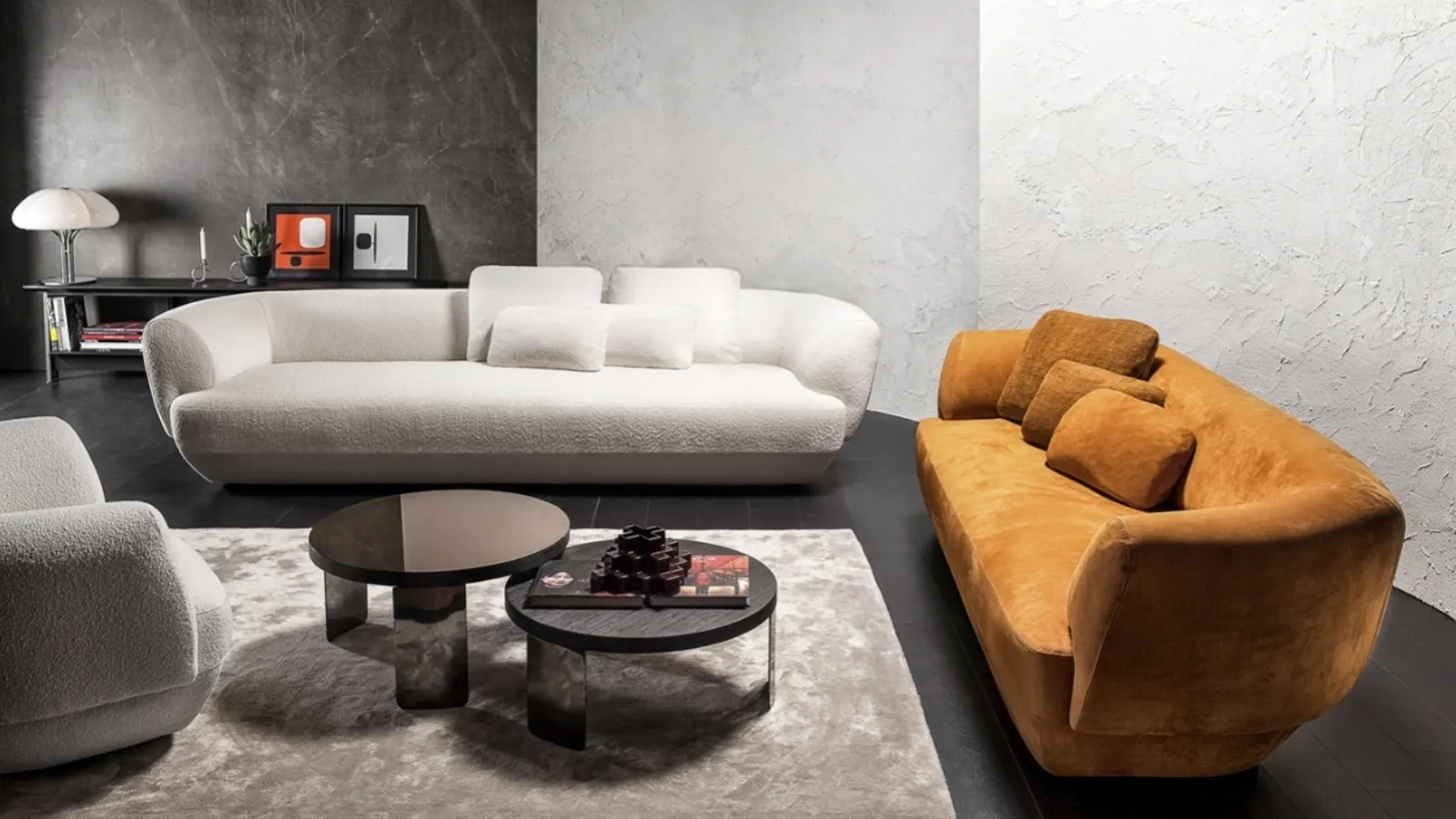 Divano lineare Confident di Vibieffe