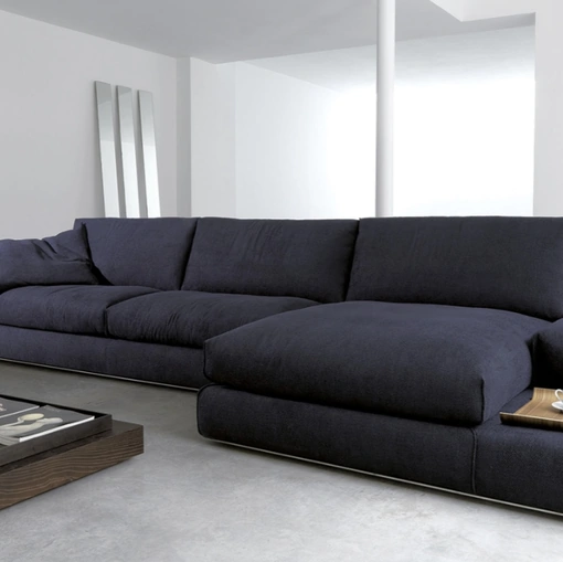 Divano con penisola Fly di Vibieffe