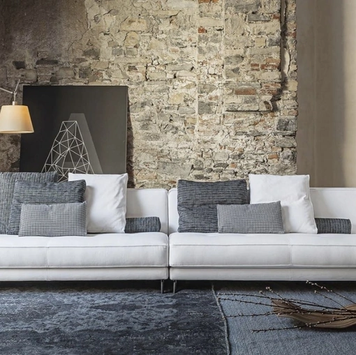 Divano lineare Identity di Vibieffe