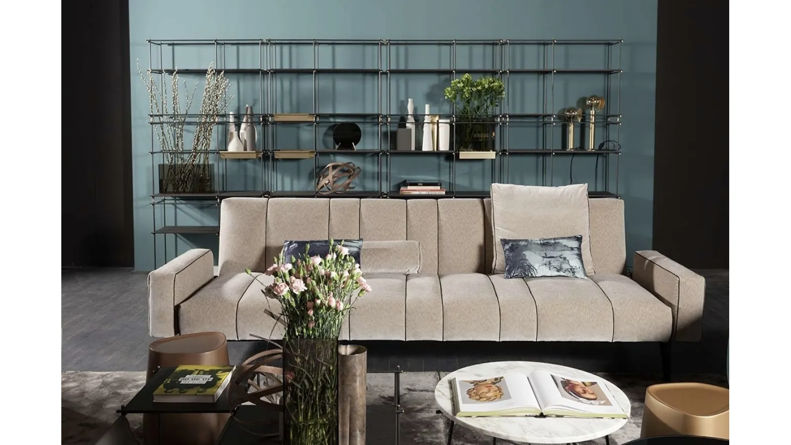 Divano lineare Italo di Vibieffe