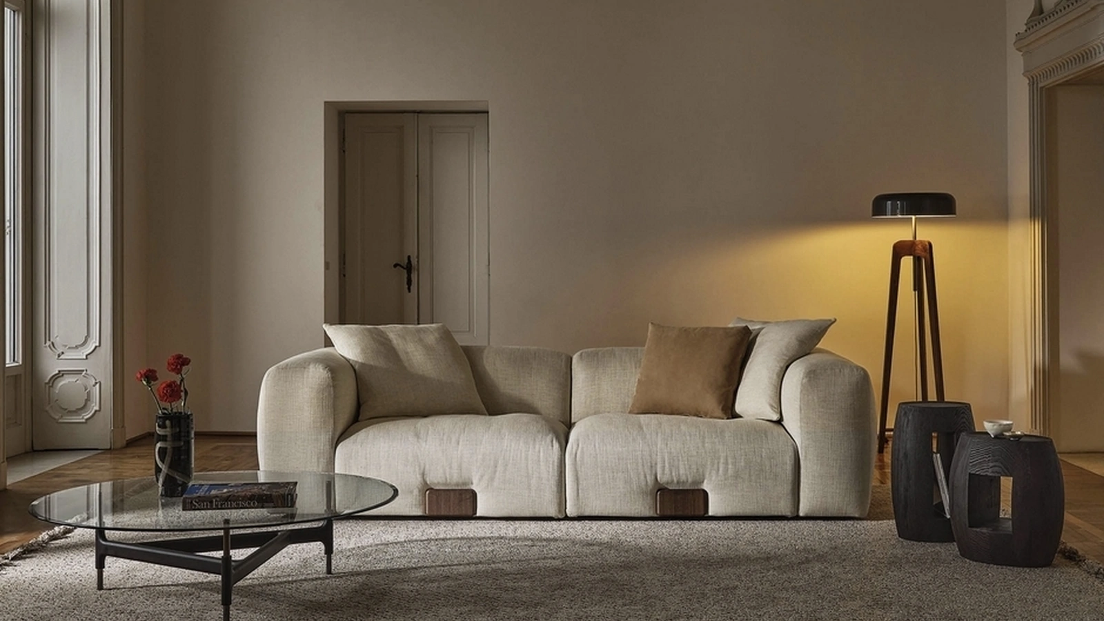 Divano lineare Koji di Porada